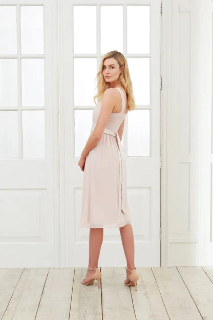 Bethany Blush Midi Dress