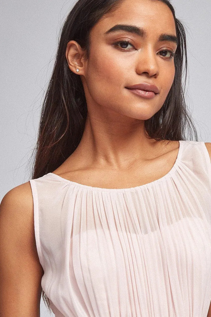 Showcase Petite Blush Natalie Maxi Dress