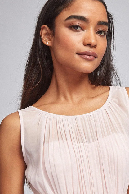 Showcase Petite Blush Natalie Maxi Dress