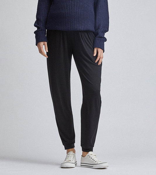 Over Bump High Waist Maternity Joggers Black