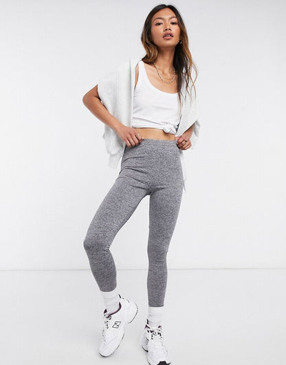 Legging in Grey Marl