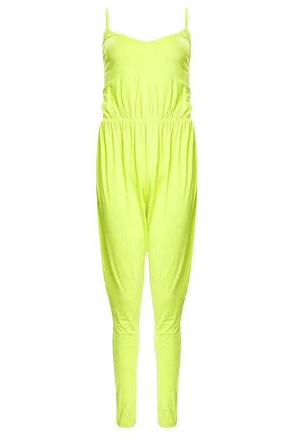 Basic Cami Jumpsuit - Lime