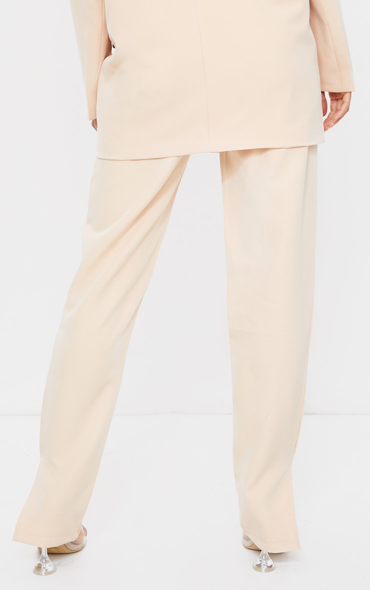 Maternity Camel Bump Support Suit Trousers