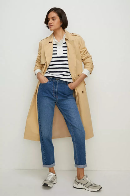 Ava Relaxed Boyfriend Jean Mid wash