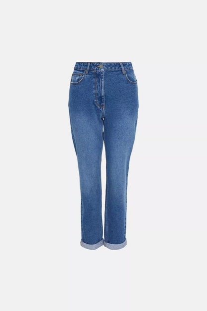 Ava Relaxed Boyfriend Jean Mid wash