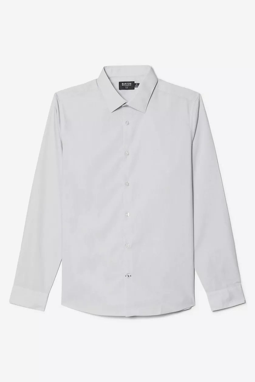 Grey Slim Fit Essential Shirt