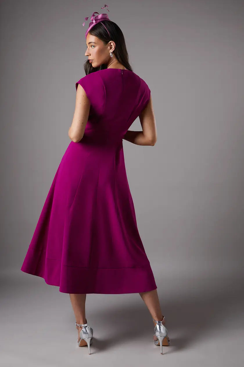 Coast Belted Crepe Dress