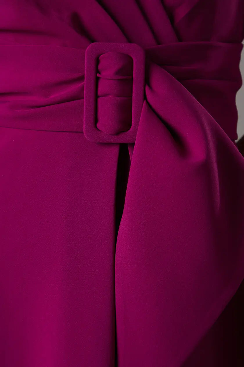 Coast Belted Crepe Dress