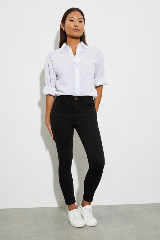 Petite Shape & Lift Jeans Black