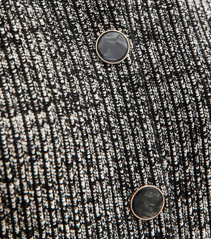 New Look Black Soft Touch Ribbed Knit Boxy Waistcoat
