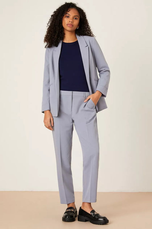 Turn Back Blazer Suit And Ankle Grazer Set