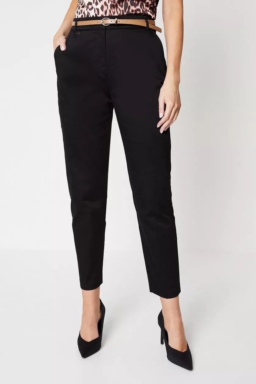 Stretch Cigarette Trouser Black