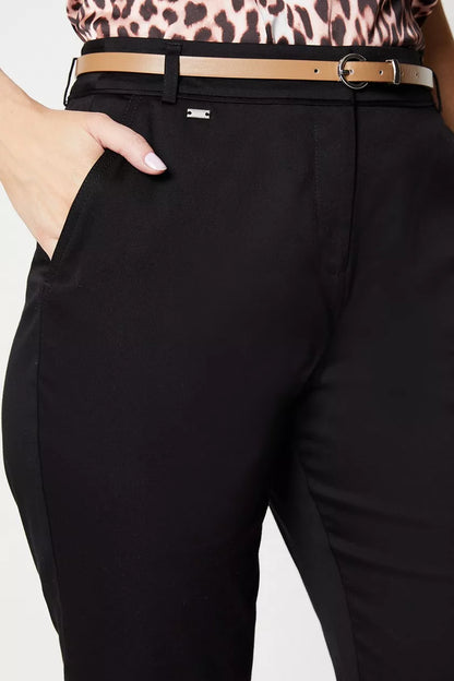 Stretch Cigarette Trouser Black