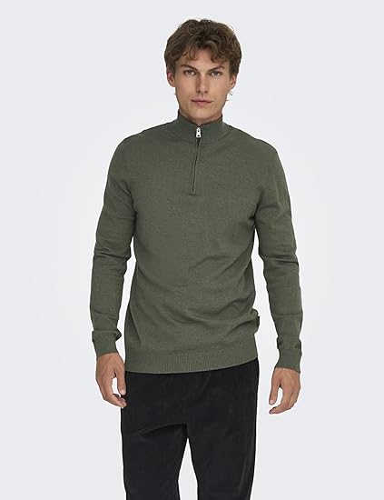 Onsloui Mel Half Zip Knit Noos