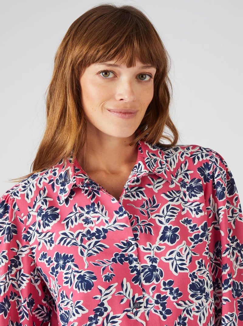 Pure viscose blouse - Damart - Pink