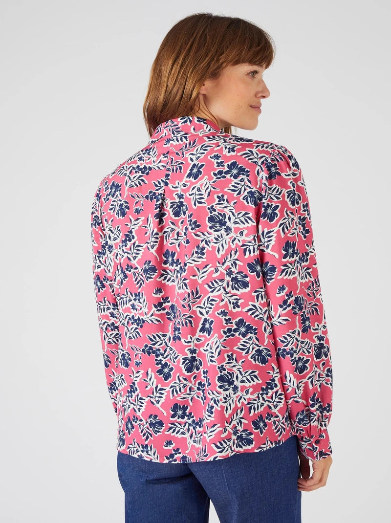 Pure viscose blouse - Damart - Pink