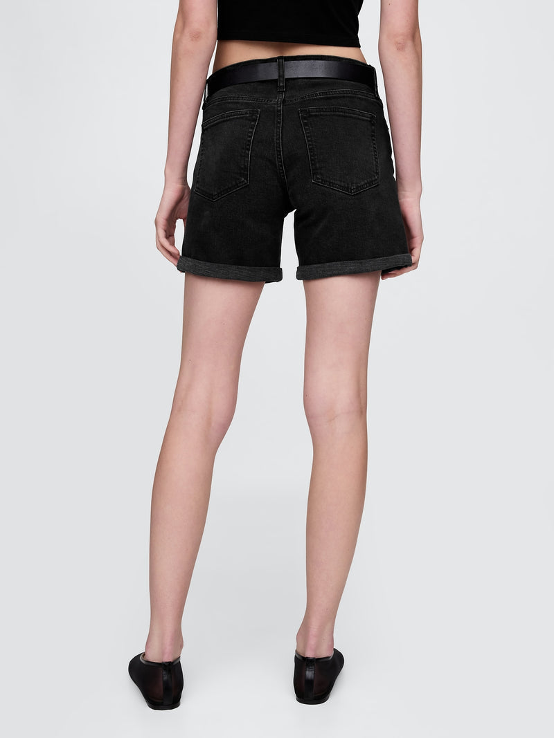5" Mid Rise Denim Girlfriend Short