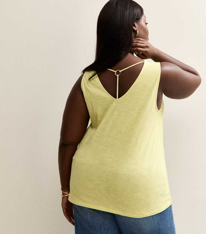 Strap Back V Neck Vest