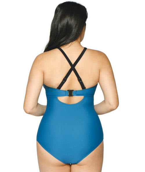 Rock The Pool Swimsuit Petrol Blue