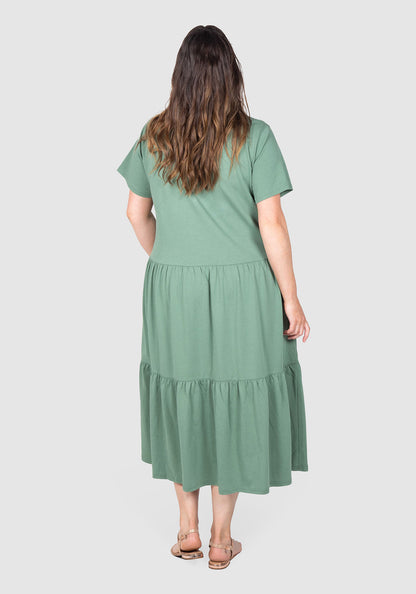 Lana Knit Tiered Dress