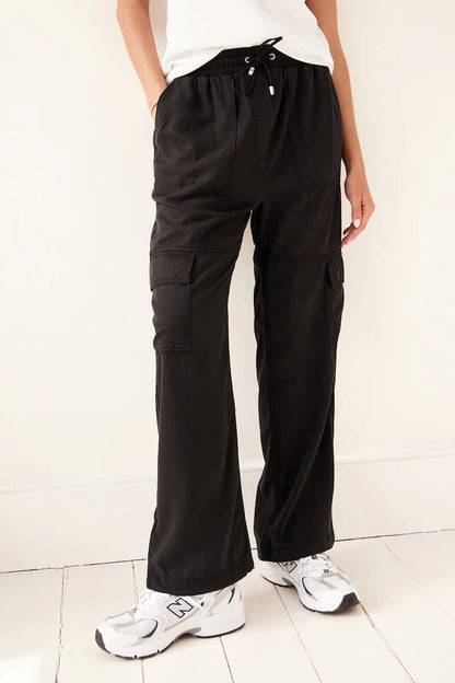 Next Black Cargo Combat Trouser