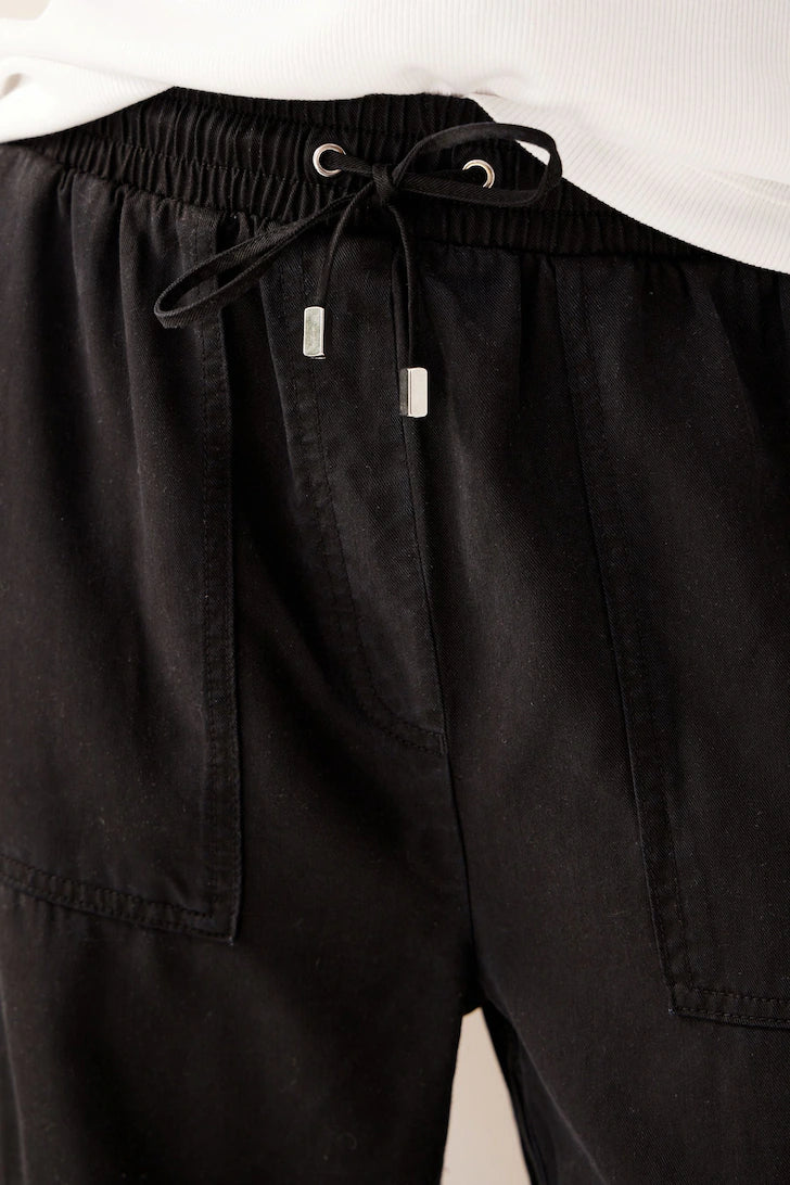 Next Black Cargo Combat Trouser