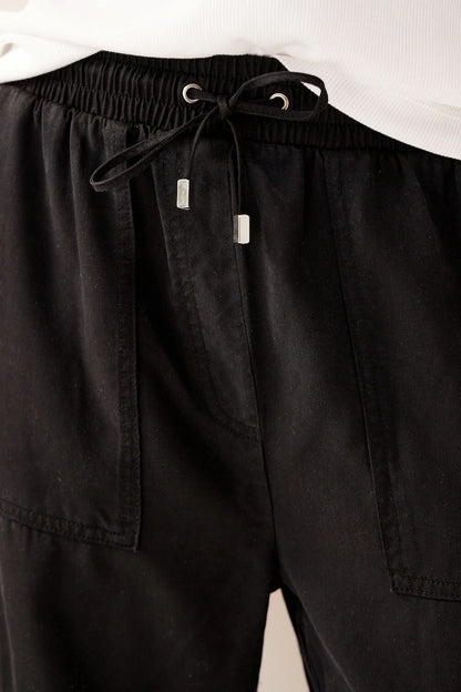Next Black Cargo Combat Trouser