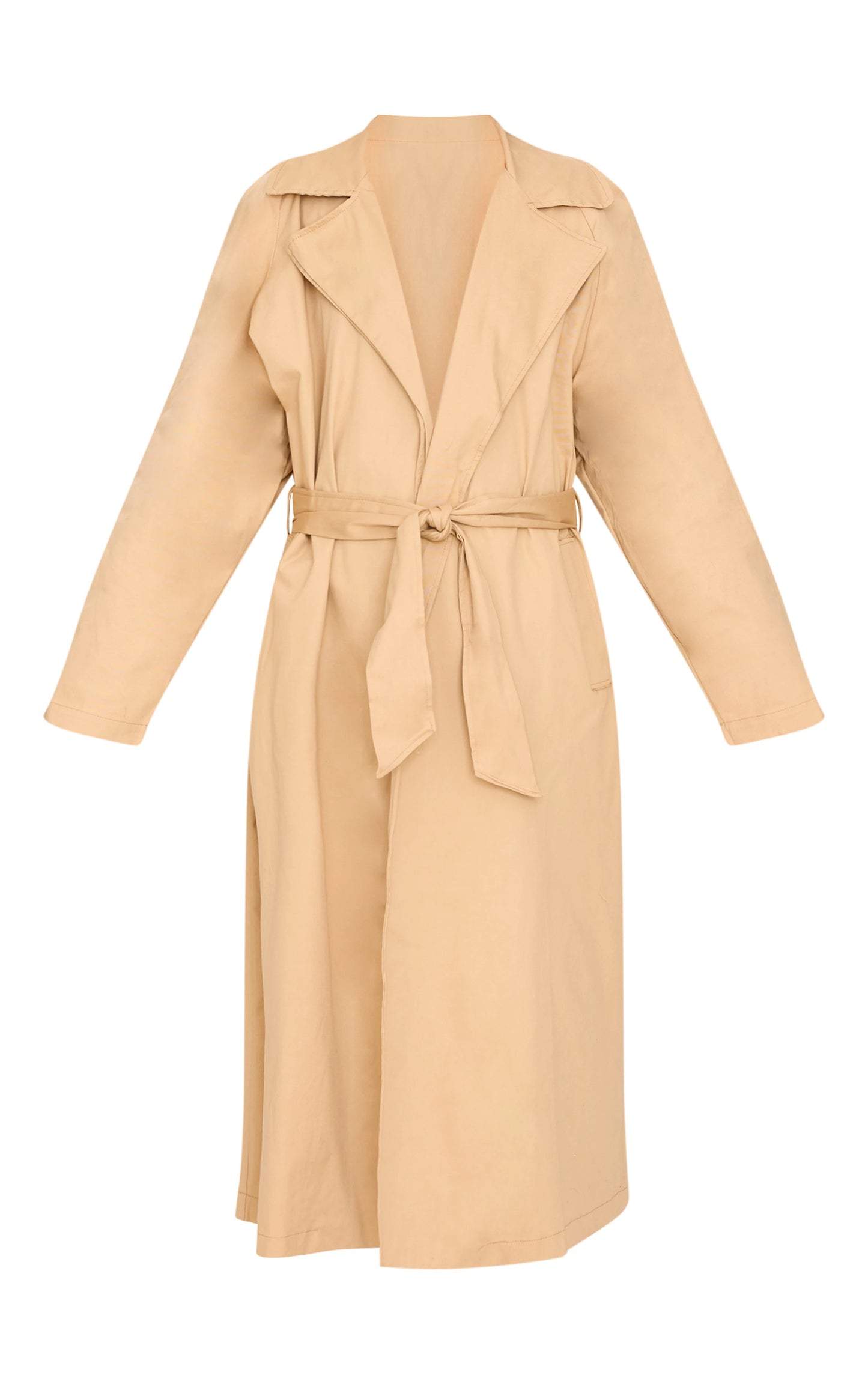 Camel Structured Trench Coat