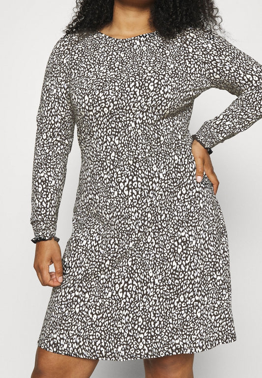Animal Skin Skater Dress