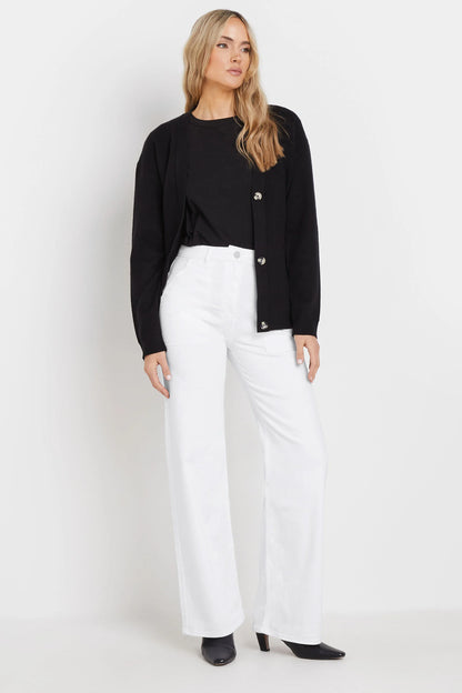 Tall White Wide Leg Jeans