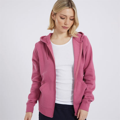 Oversized Longline Zip-Through Hoodie