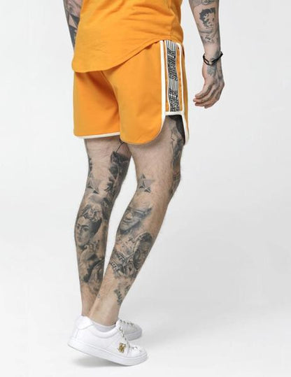 Runner Panel Shorts Yellow