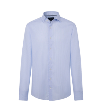 Blue Magic Kent Collar Slim Fit Shirt Blue