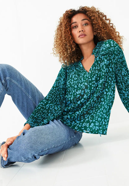 Georgina Pleated Top