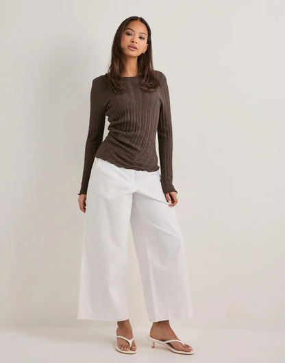 Onlella L/S Ruching Top Jersey