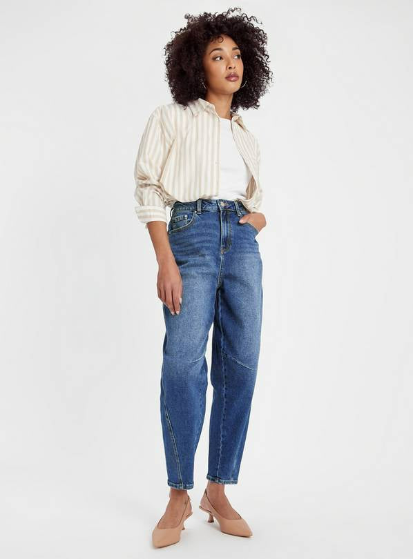 Petite Barrel Leg Jean