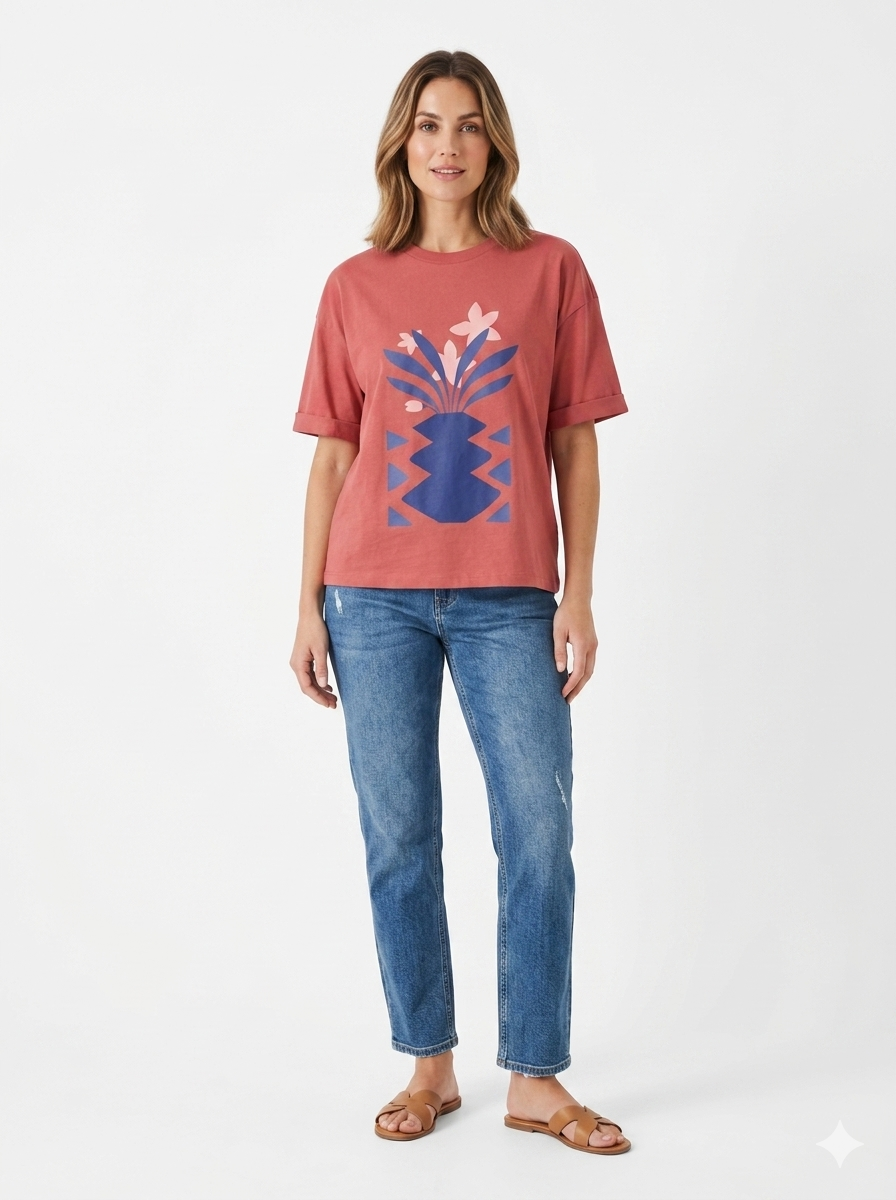 Floral Boxy T-shirt