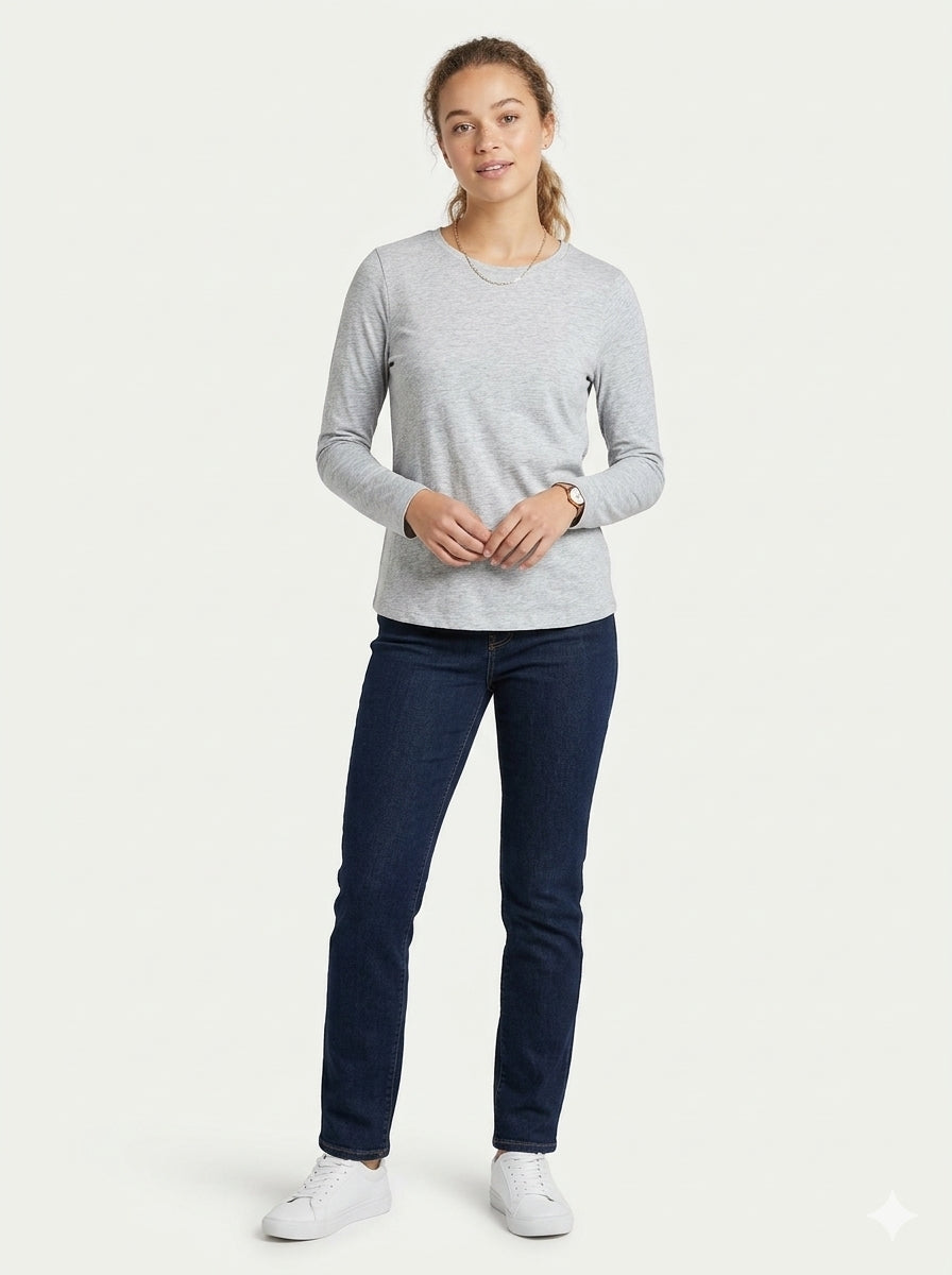 Assembly Crew Neck T-Shirt With Long Sleeve