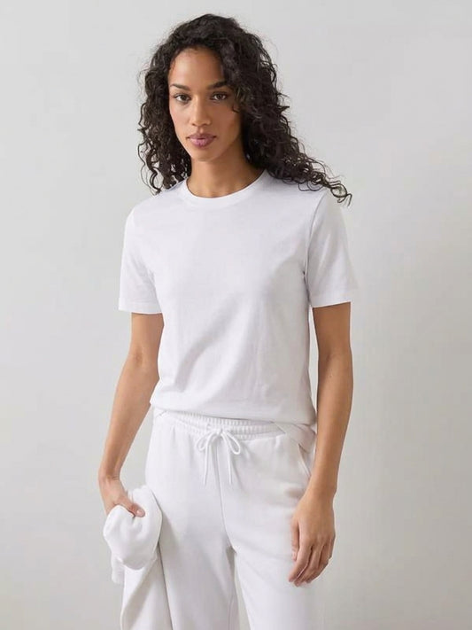 Very Short Sleeve Crew Neck T-Shirt