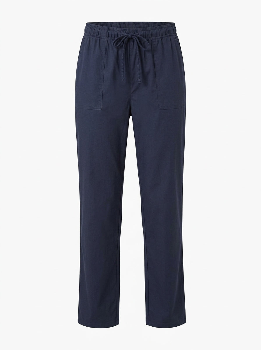 Navy Pull On Pant