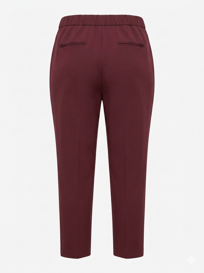 Plus Size Tapered Ankle Grazer Smart Trouser
