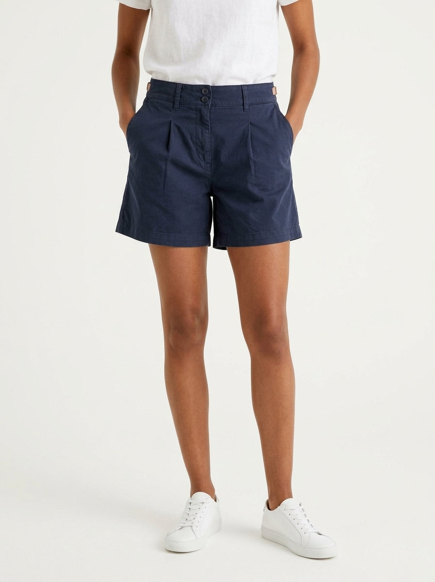 Navy Chino Short