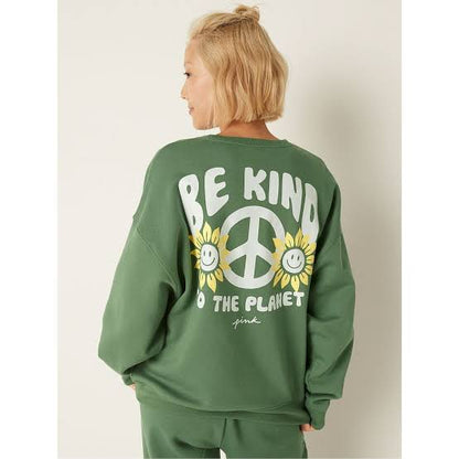 Green Be Kind To The Planet Sweatshirt