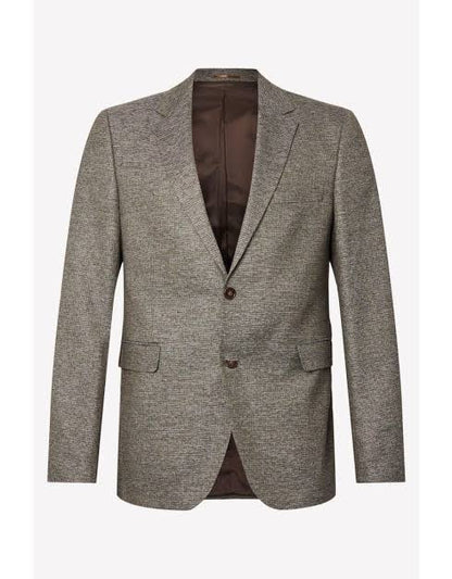 Burgundy Grey Skinny With Stretch Suit Jacket