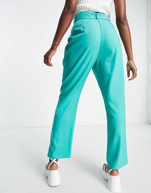 Flared Pants With Belt