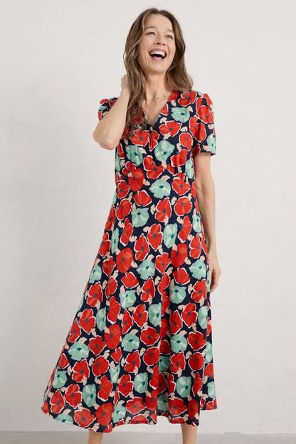 Hart Fern Dress Layered Poppy