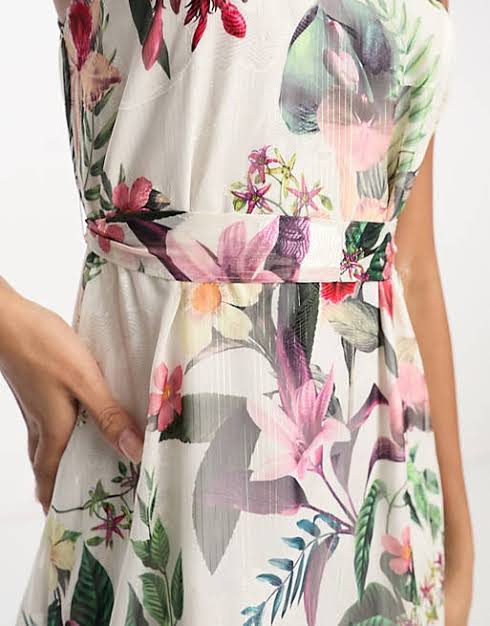 Floral Halterneck Dress