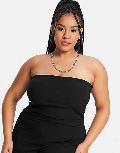 Bandeau Jumpsuit Black