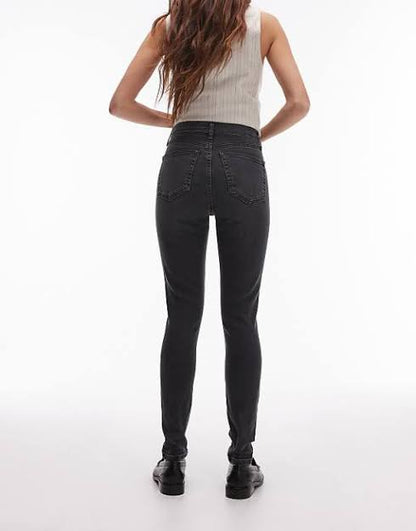 Jamie High Rise Skinny Jean in Washed Black