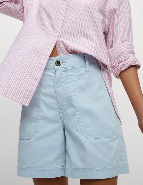 Cotton Blend Cargo Short